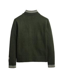 Pendleton Women's Lambswool Half-Zip Ski Sweater Alternate View